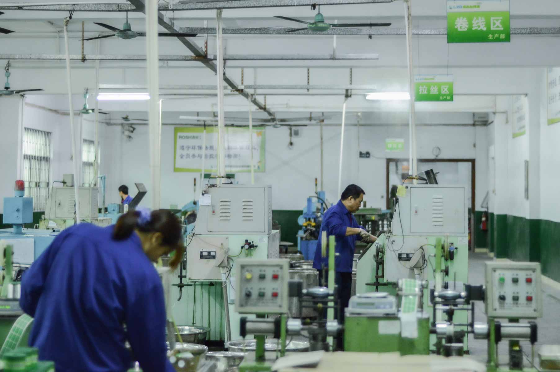 無鉛錫線生產(chǎn)車間